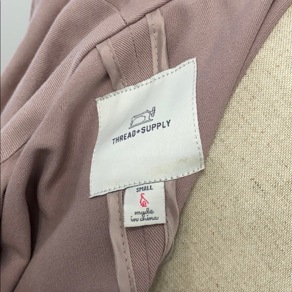 Thread + Supply Dusty Rose Trench Coat - Picture 5 of 7